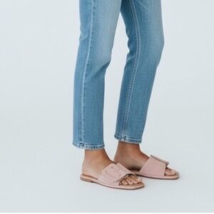 Seychelles Manhattan Sandals Women's 6 Slide Sandal Blush Pink Suede